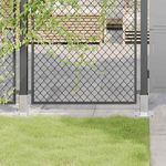 VIDAXL Bases de poteau carrees 4 pcs argent 61x61 mm acier galvanise