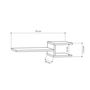 Voir la diapositive 3 : TOILINUX Lot de 2 Etagères murale L.75 cm - Blanc