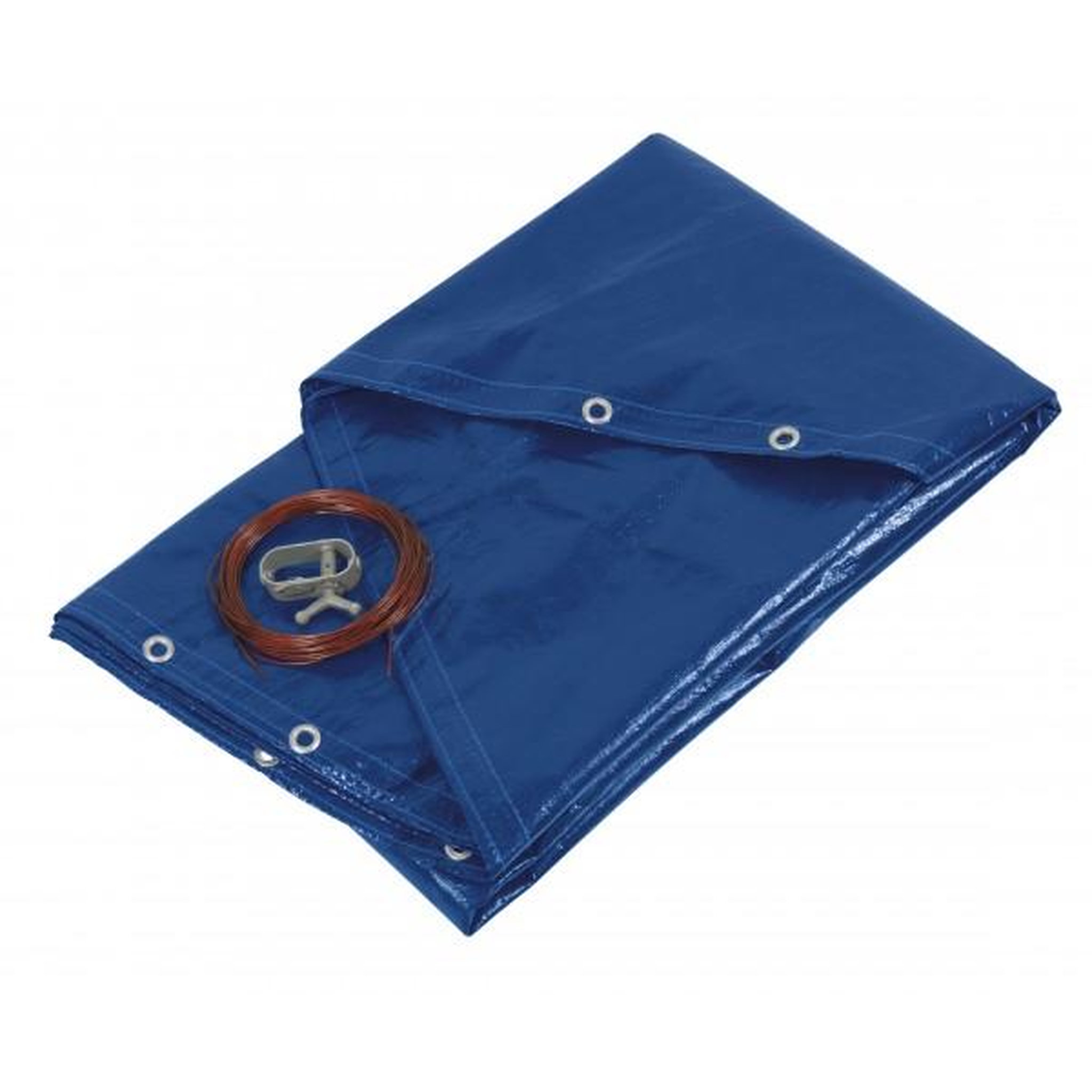 Ribitech Bâche de protection pour piscines rondes 520cm bleue - PRBP140R52