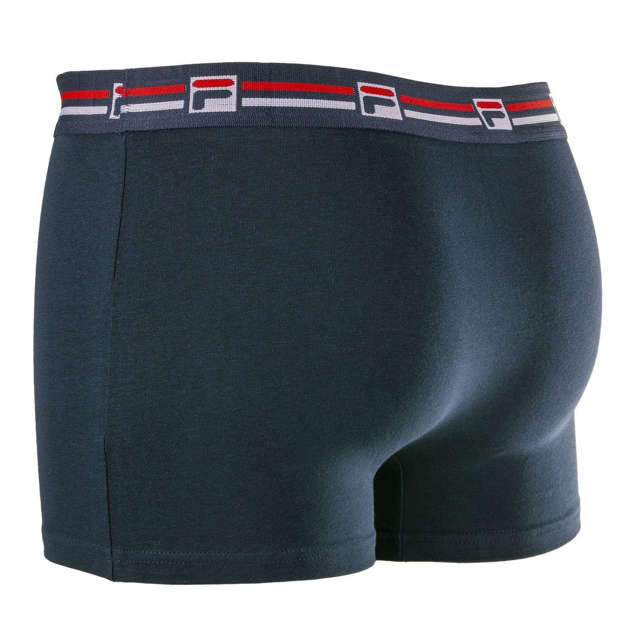 Voir la diapositive 5 : FILA Lot de 3 boxers homme en coton