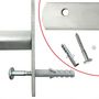 Voir la diapositive 4 : VIDAXL Grille reglable de securite de fenetres et 2 barres 500-650 mm