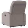 Voir la diapositive 5 : VIDAXL Fauteuil inclinable de massage Taupe Tissu