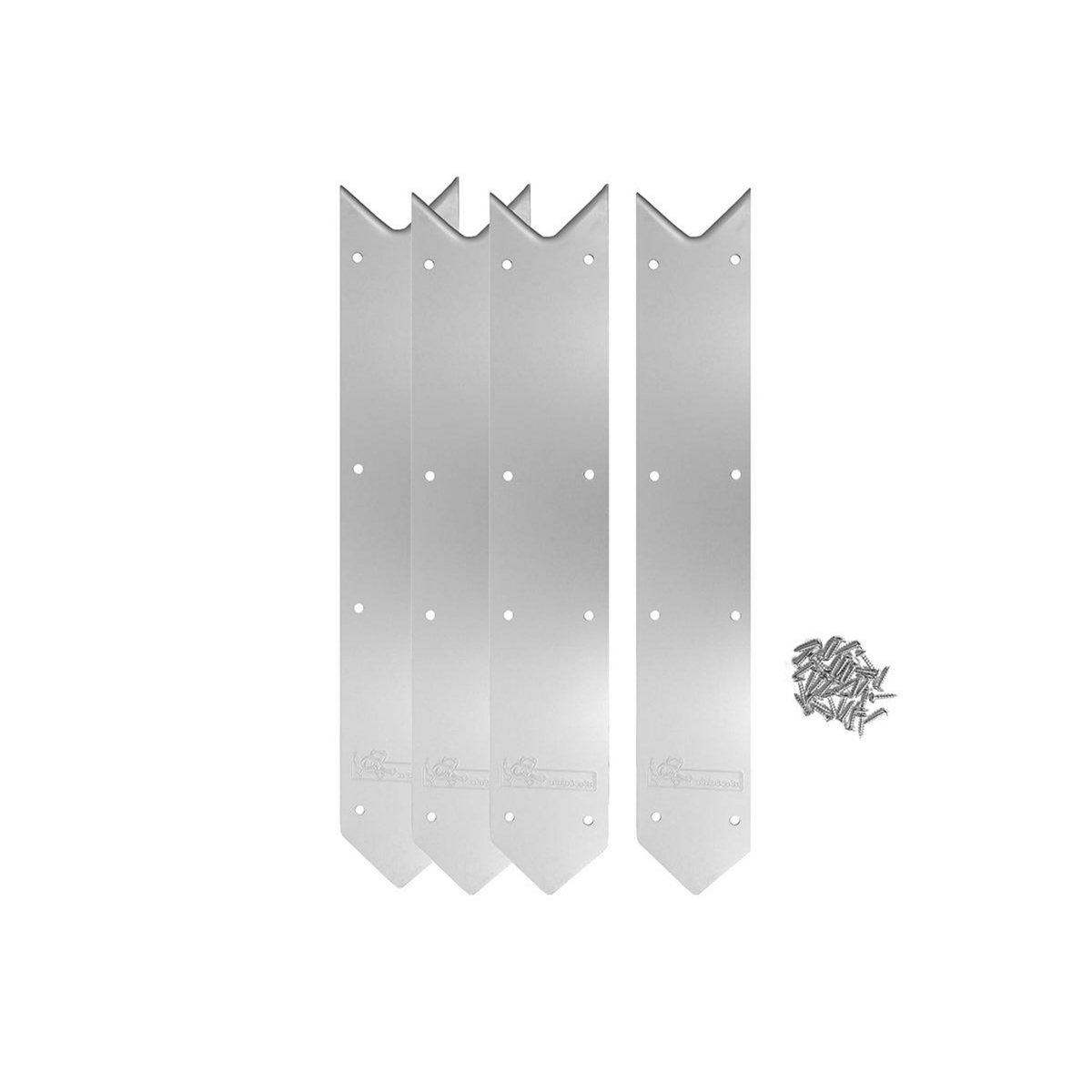 Ubbink Kit finition margelles en angle pour piscine bois rectangulaire - Ubbink