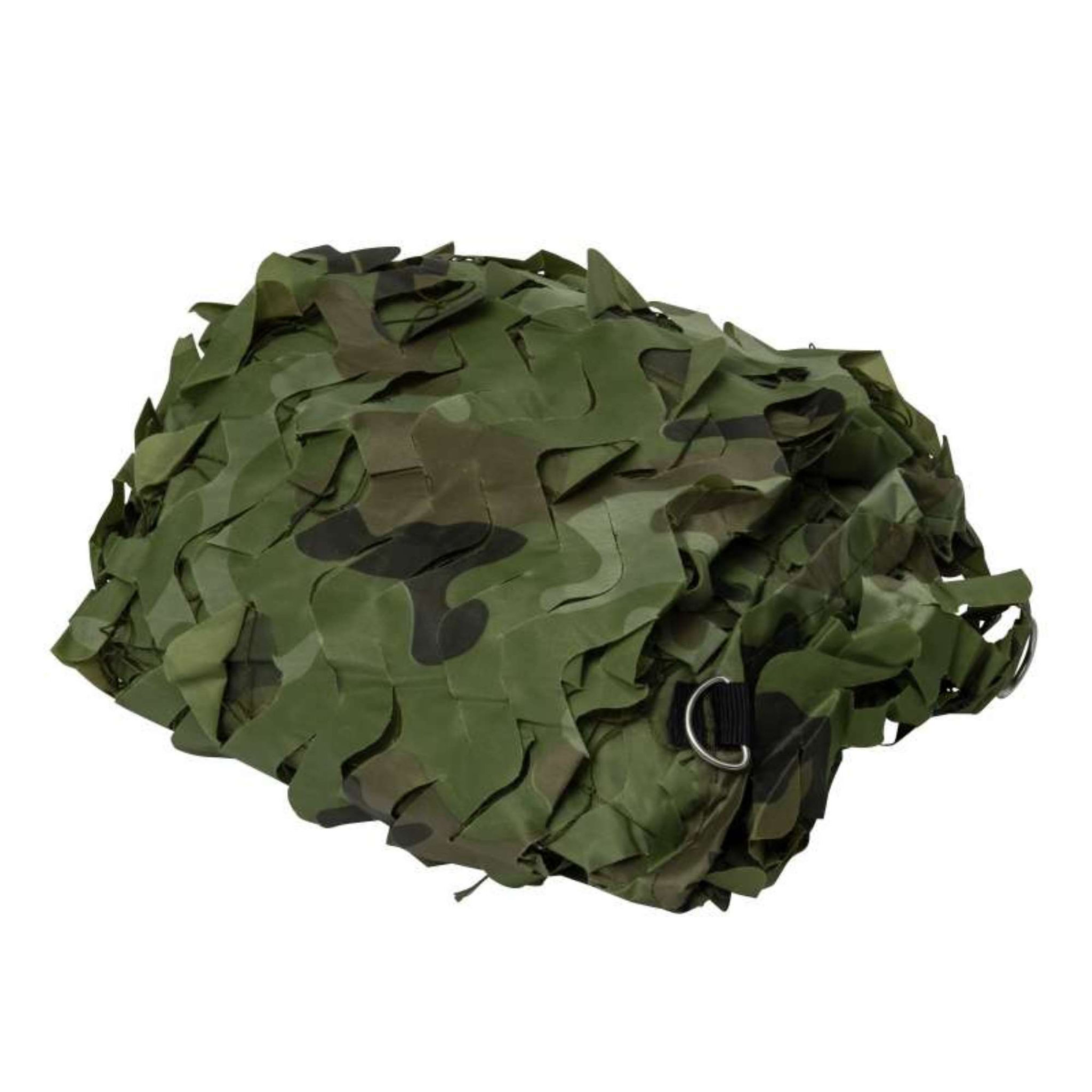Voir la diapositive 4 :  Toile d'ombrage ajourée camouflage Werkapro 3 x 3 mètres  9m2