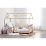 Voir la diapositive 3 : Atmosphera Kids Lit cabane Bosco pour enfant - 90 x 190 cm - Marron