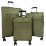 Voir la diapositive 1 : David Jones Lot de 3 valises dont 1 cabine souples