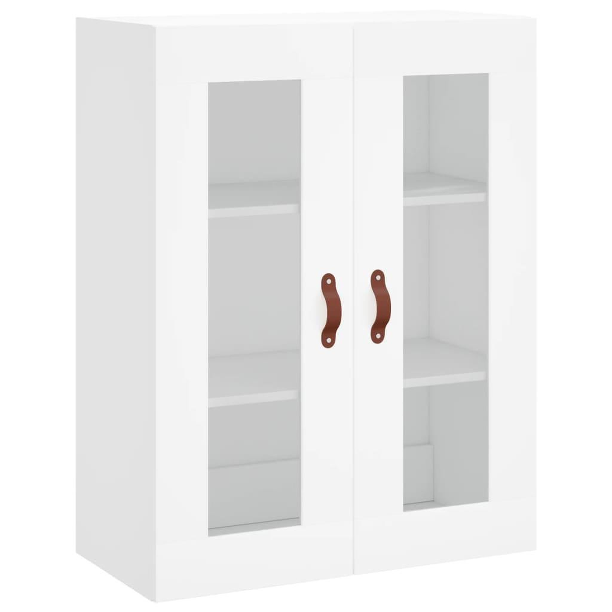 Voir la diapositive 5 : VIDAXL Buffet haut Blanc 69,5x34x180 cm Bois d'ingenierie