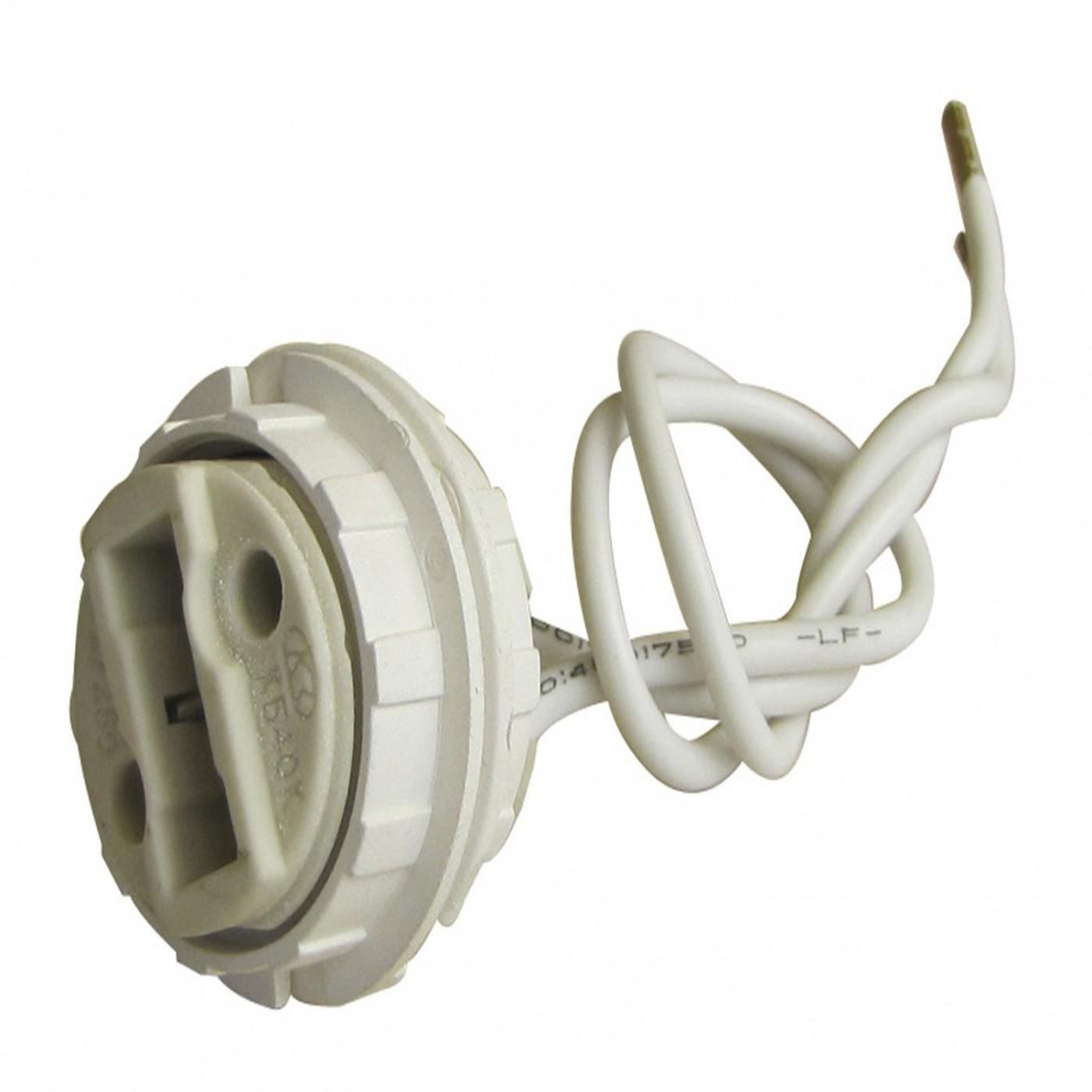 CENTRALE BRICO Douille filetée et bagues pour halogène G9 TIBELEC, plastique, blanc 100 W