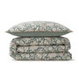 Voir la diapositive 3 : FUTURE HOME Parure de lit 2 personnes floral et pois en coton
