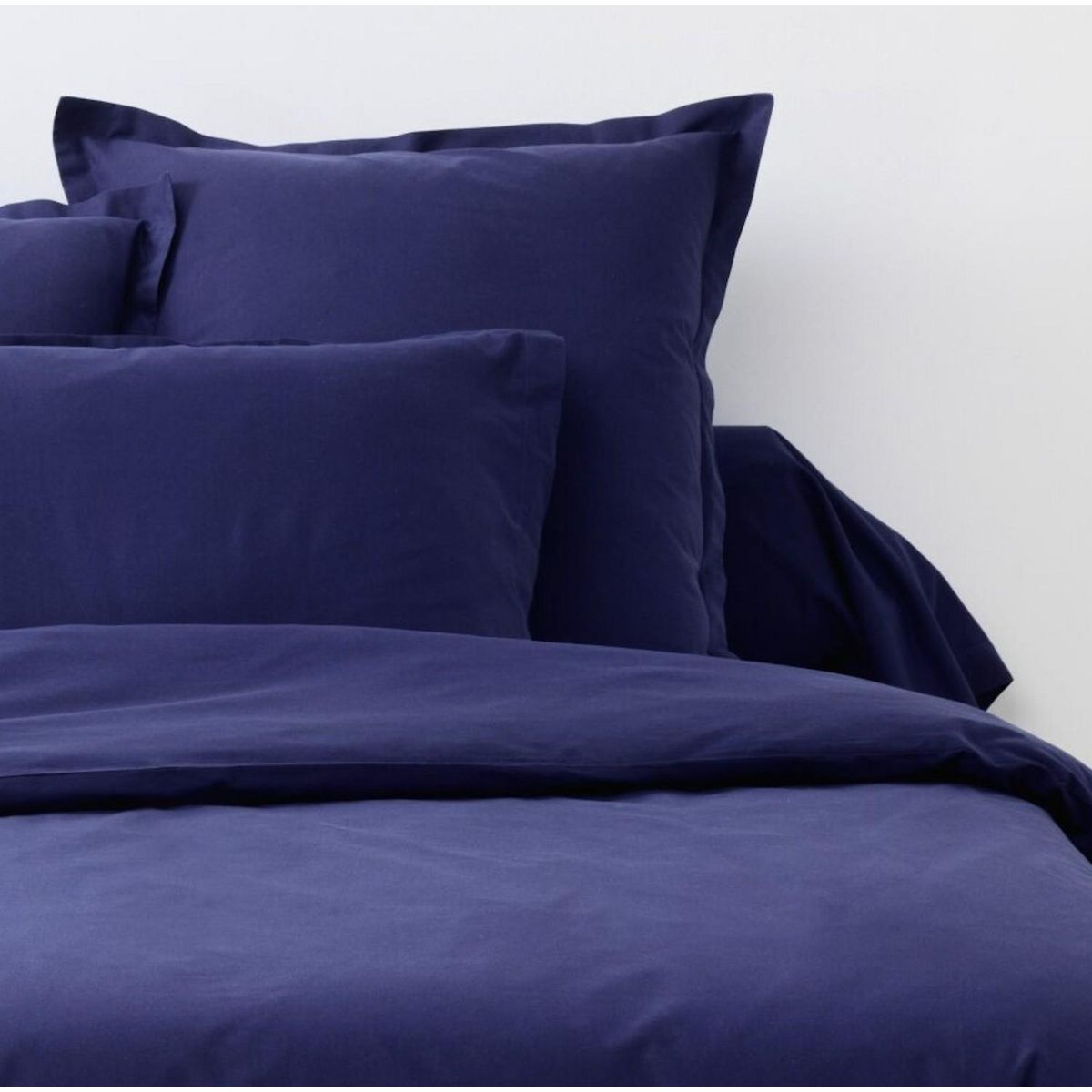 ATELIER DU COTON Parure de drap et drap housse coton 57fils uni