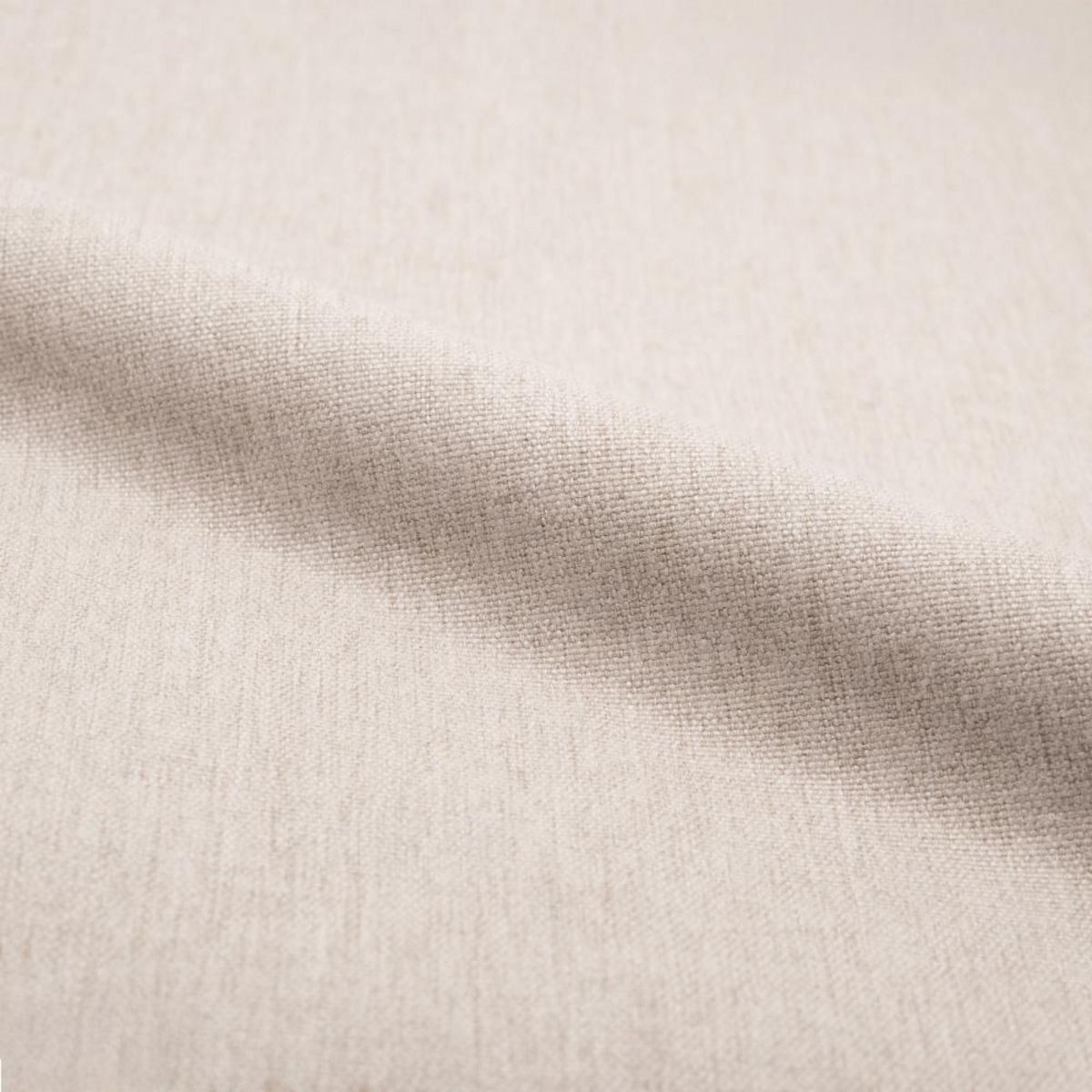 Rendez vous déco Lot de 2 chaises en tissu beige et pieds en métal noir - Victoria