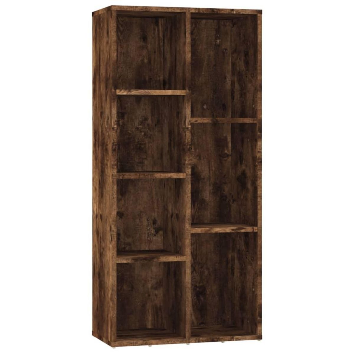 VIDAXL Armoire a livres Chene fume 50x25x106 cm
