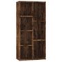 Voir la diapositive 2 : VIDAXL Armoire a livres Chene fume 50x25x106 cm