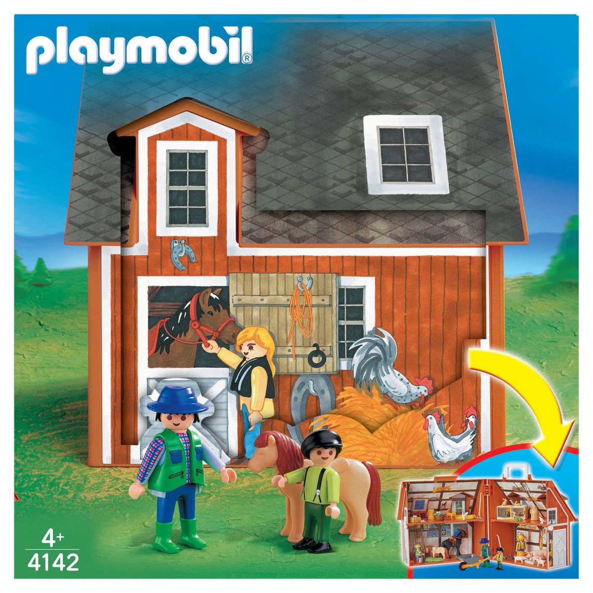 PLAYMOBIL 4142 - Ferme transportable