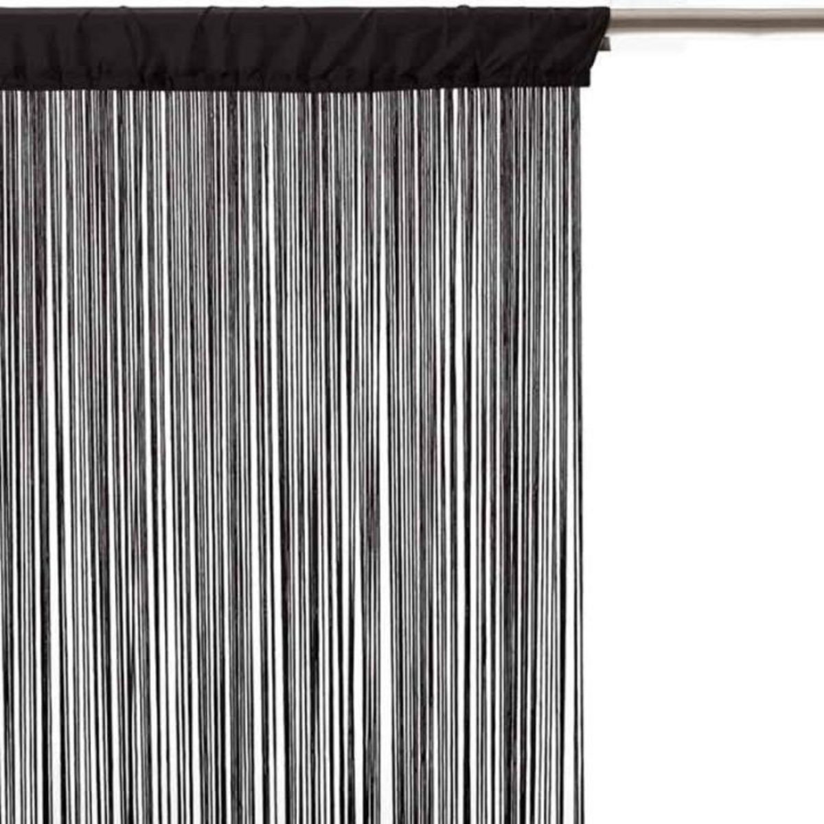 ATMOSPHERA Rideau Fil  Guopo  90x200cm Noir