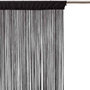 Voir la diapositive 2 : ATMOSPHERA Rideau Fil  Guopo  90x200cm Noir