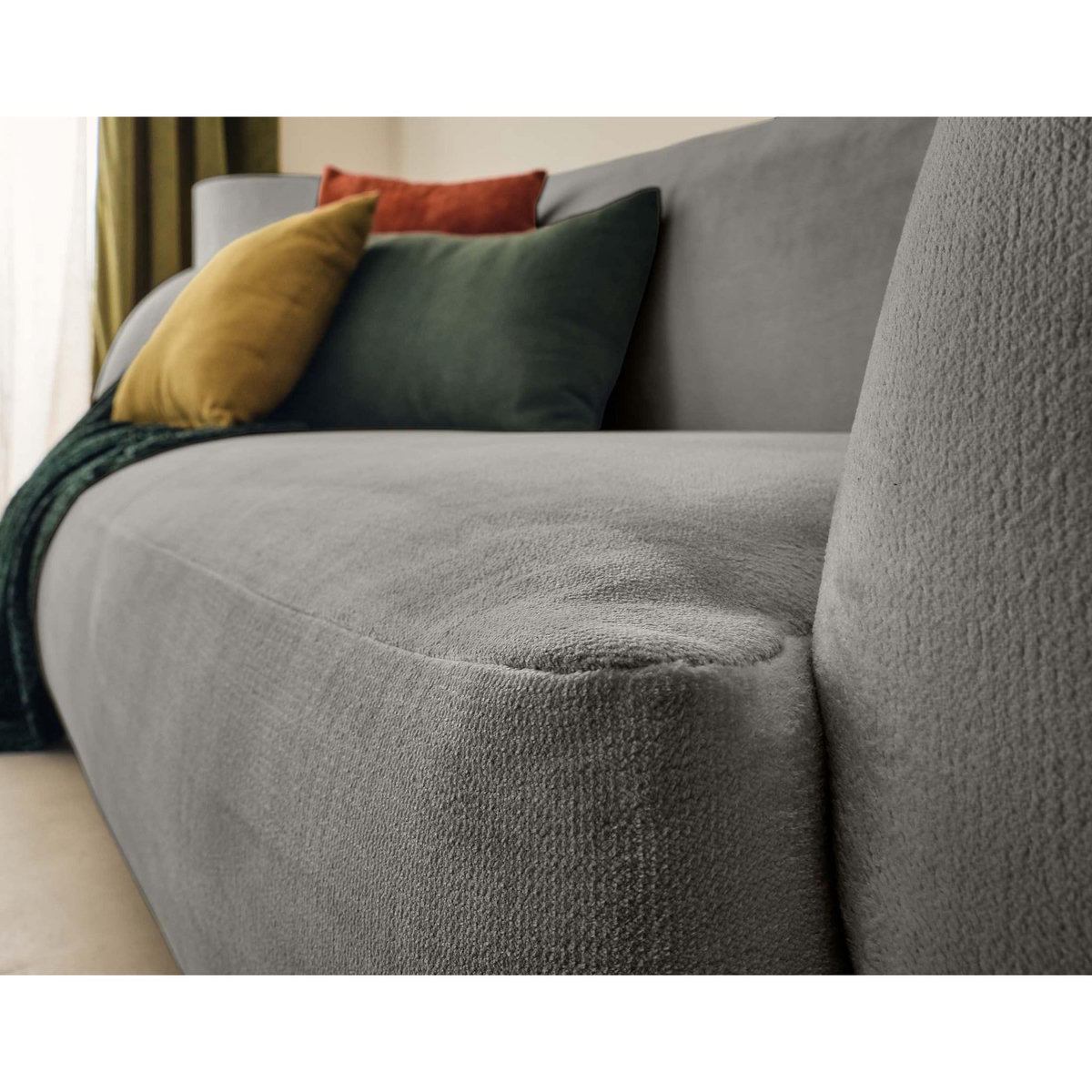 LISA DESIGN Ernee - canapé 3 places - en velours