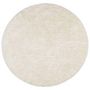 Voir la diapositive 2 : VIDAXL Tapis ISTAN a poils longs aspect brillant creme Ø 120 cm