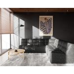 LISA DESIGN Alya - canapé modulable d'angle réversible 5 places en simili. Coloris disponibles : Noir, Orange, Marron, Beige