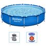 Voir la diapositive 2 : BESTWAY Bestway Piscine a cadre Steel Pro 366x76 cm