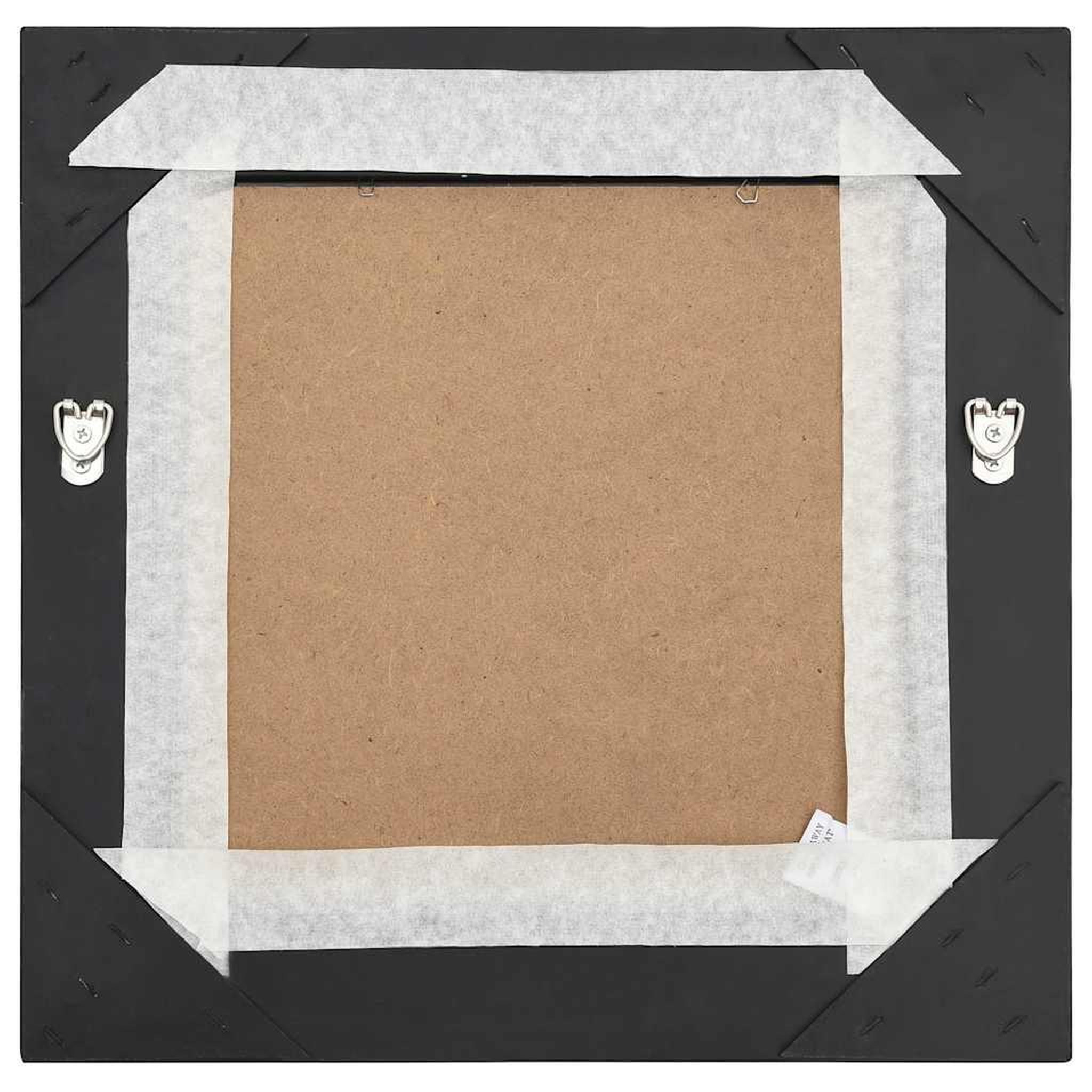 Voir la diapositive 4 : VIDAXL Miroir mural style baroque 40x40 cm noir
