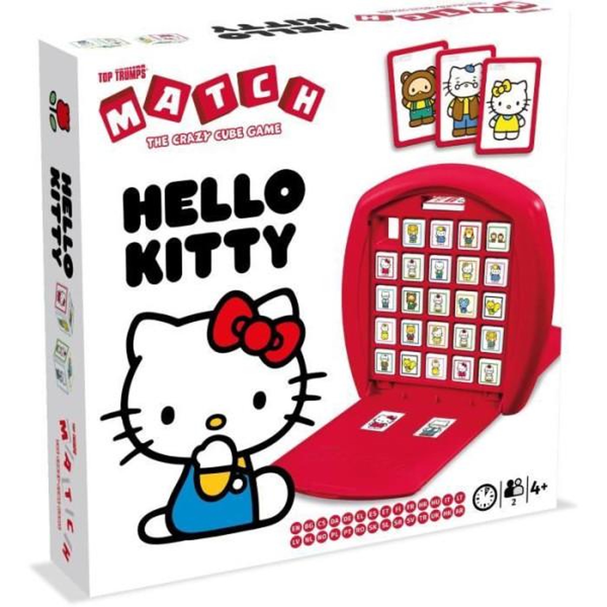 Winning Moves Jeu de société - winning moves - match hello kitty - alignez 5 cubes identiques pour gagner