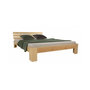 Voir la diapositive 1 : HomeStyle4U Lit double en bois futon 180x200 bois naturel