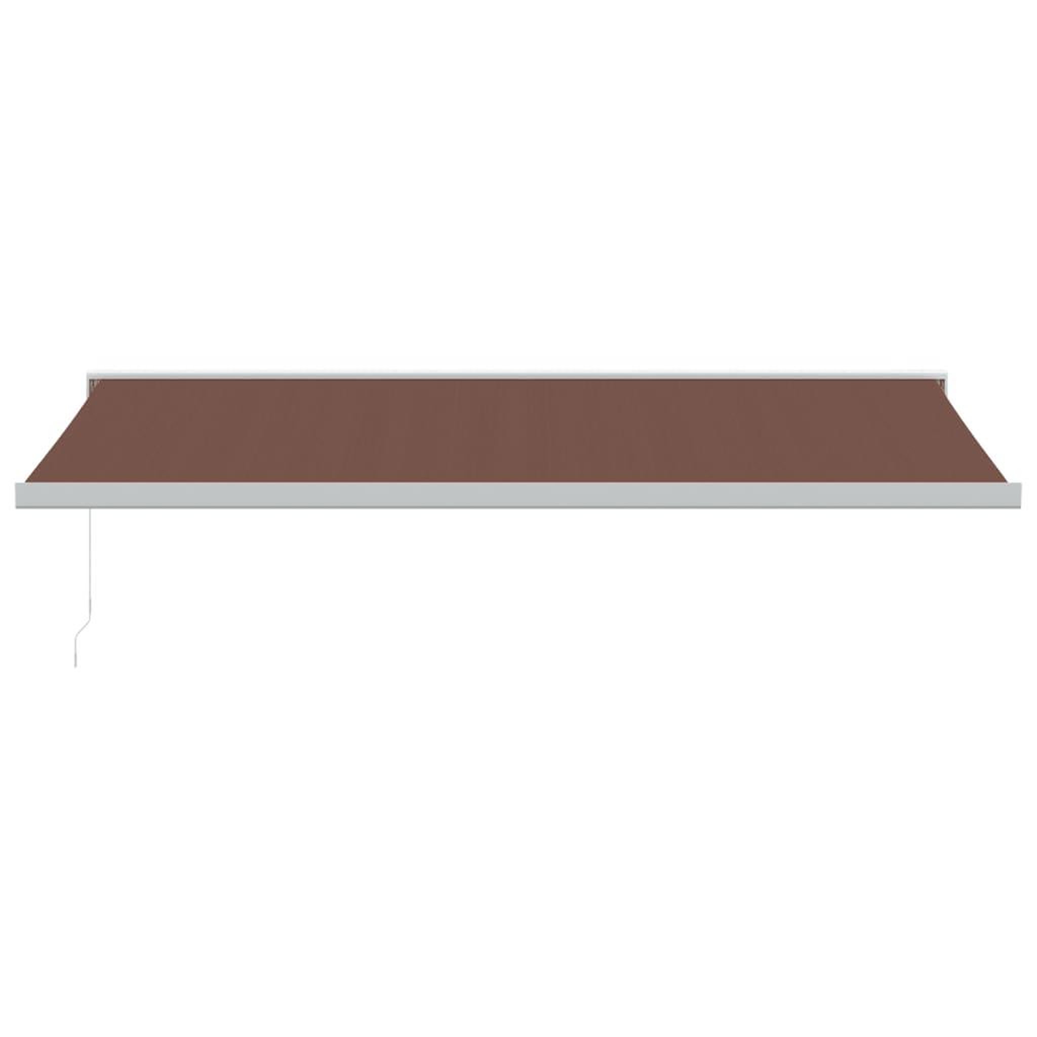 Voir la diapositive 3 : VIDAXL Auvent manuel retractable marron 500x300 cm