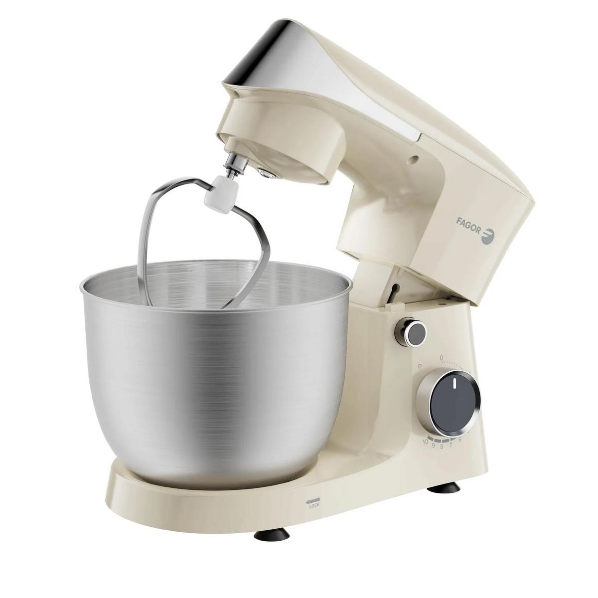 Fagor Robot sur socle 4l 1500w crème + bol de 3l - Fg5286-1