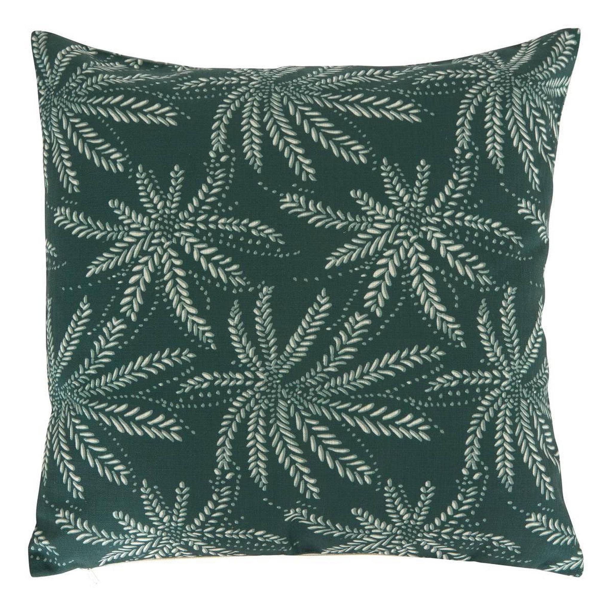 ATMOSPHERA Coussin d'extérieur réversible  the palm resort  55x55cm vert