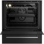 Voir la diapositive 3 : Beko Cuisinière mixte FSE63310DBP