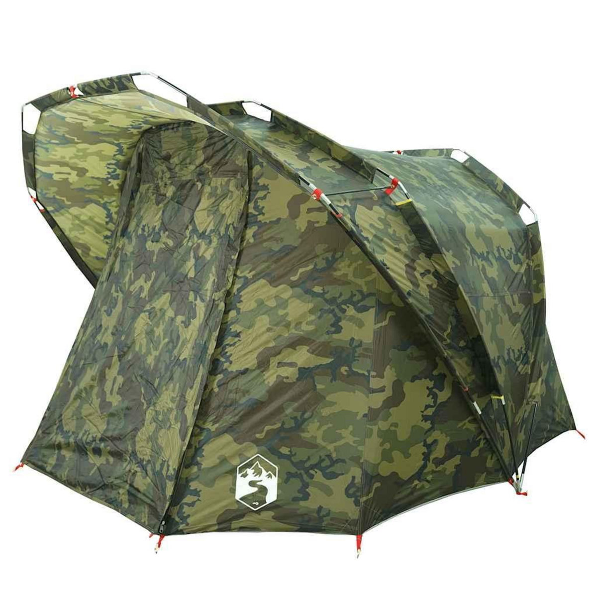 VIDAXL Tente de peche 4 personnes camouflage impermeable