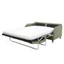Voir la diapositive 4 : BEST MOBILIER Cosmos - canapé 3 places convertible express couchage quotidien 140 cm matelas 11 cm en tissu