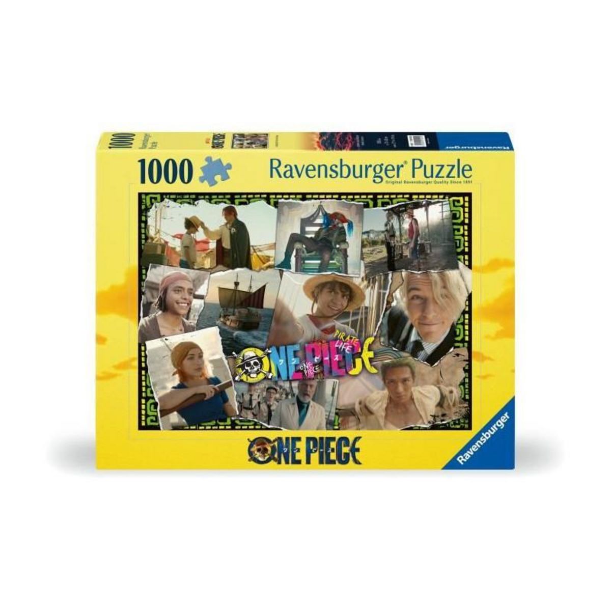 RAVENSBURGER Puzzle 1000 pieces A la recherche de One piece, des 14 ans, Puzzle de qualité supérieure, One Piece, 12001500, Ravensburger