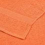 Voir la diapositive 6 : VIDAXL Serviettes de visage 2 pcs orange 30x30 cm 360 g m² 100% coton