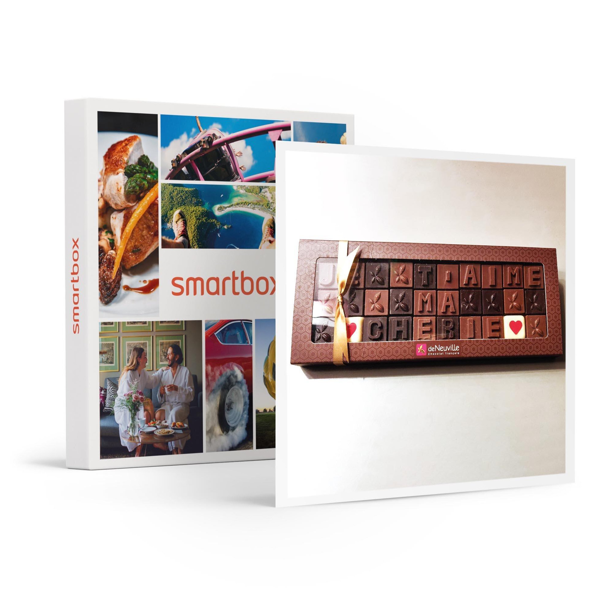 Voir la diapositive 1 : Smartbox Déclaration d'amour en chocolat pour elle - Coffret Cadeau Gastronomie
