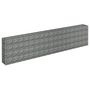 Voir la diapositive 3 : VIDAXL Lit sureleve a gabion Acier galvanise 360x30x90 cm