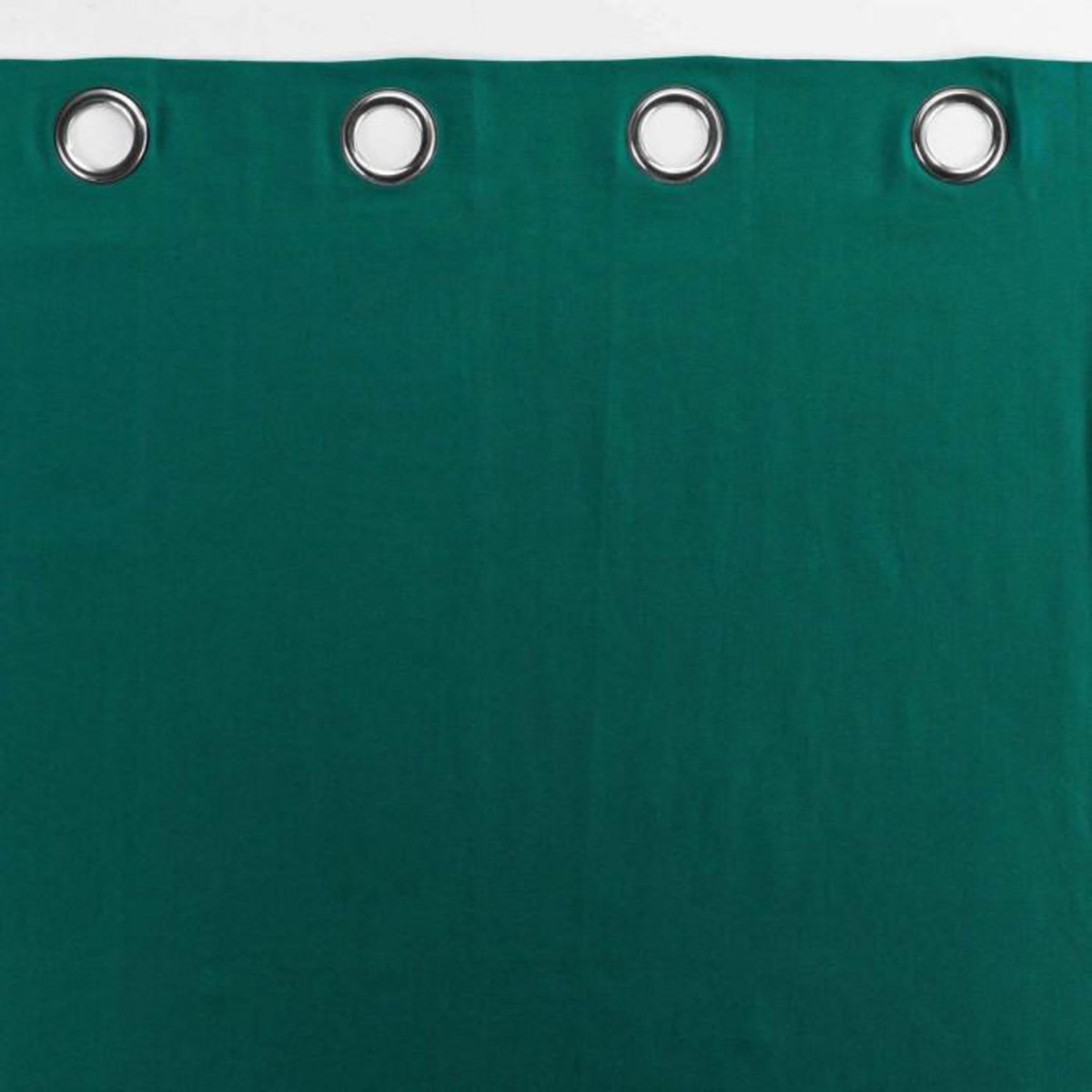 Paris Prix Rideau à Oeillets  Panama  140x240cm Vert Emeraude