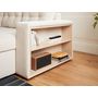 Voir la diapositive 5 : BEST MOBILIER California - canapé d'angle réversible convertible - avec coffre, tablette et poufs - en velours côtelé - 4 places