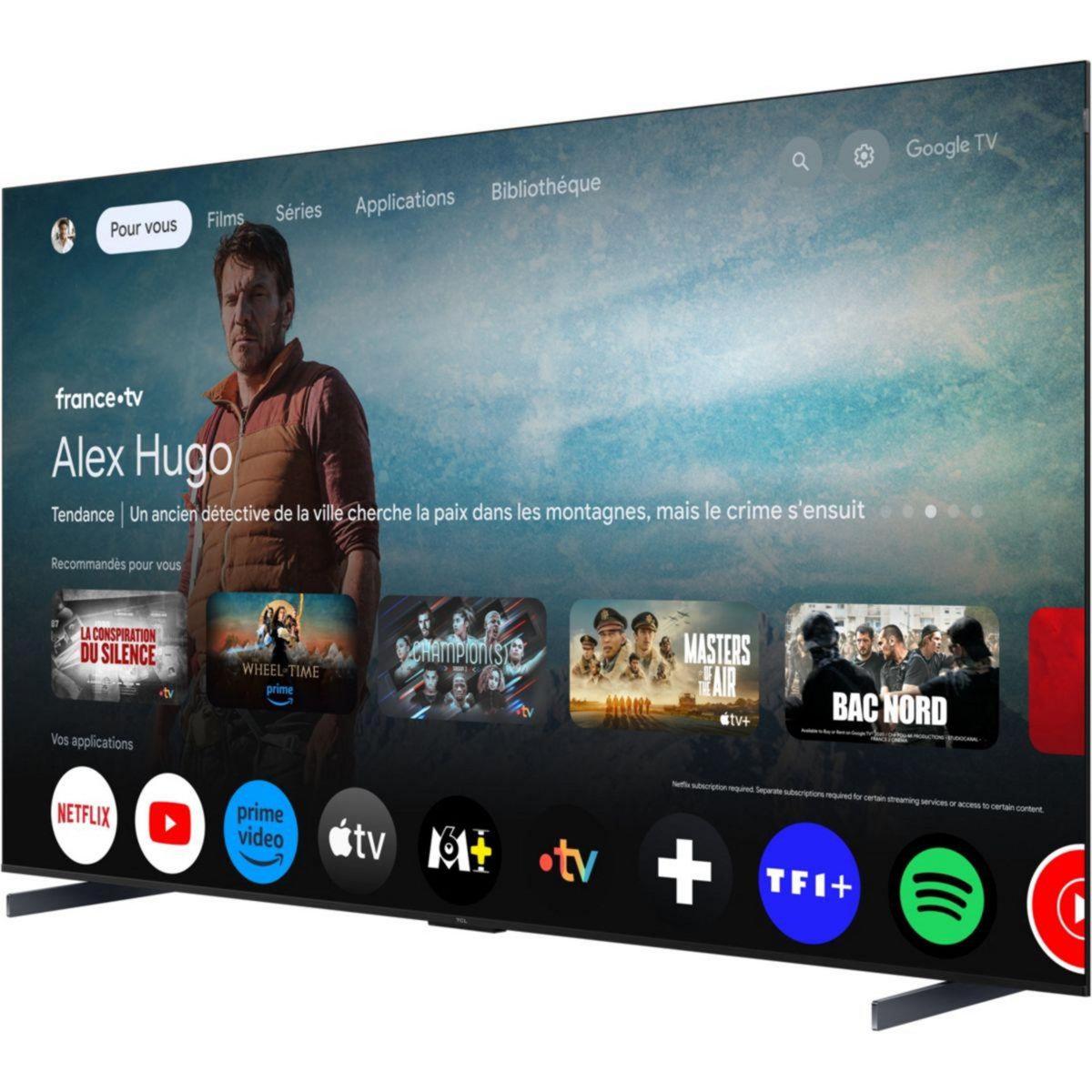 TCL TV QLED 98C655-98 pouces (248cm)