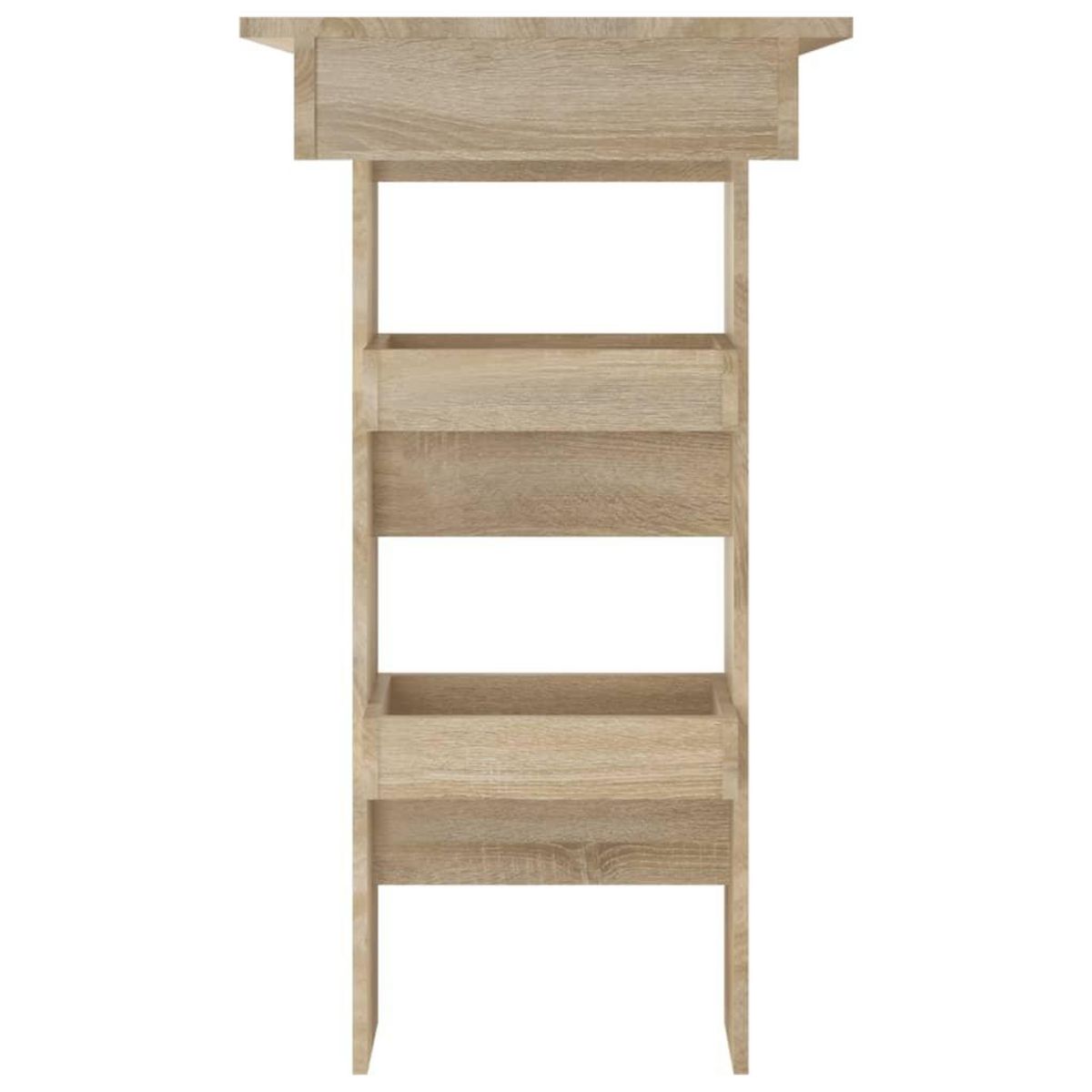 VIDAXL Table bar murale Chene Sonoma 102x45x103,5 cm Bois d'ingenierie