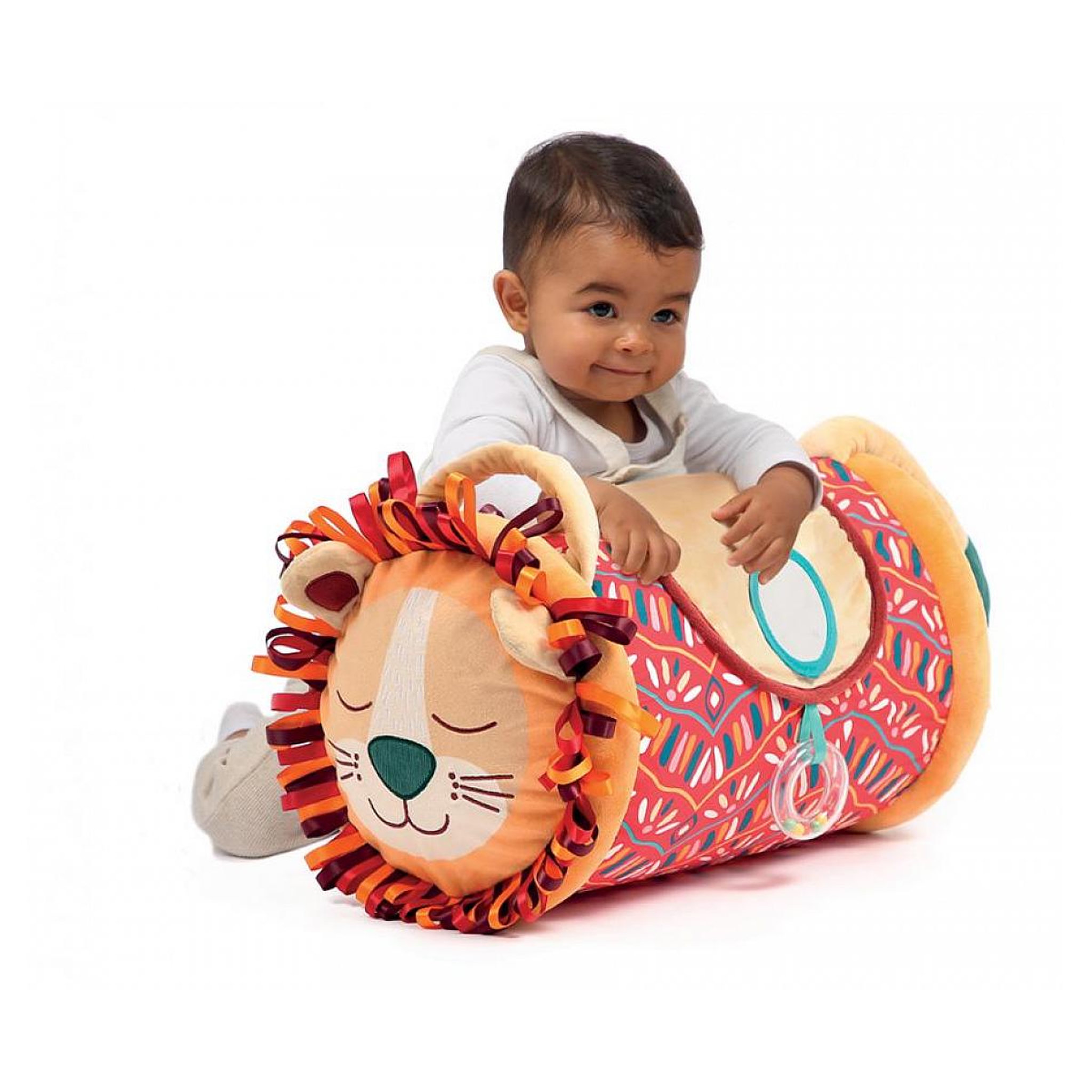 Voir la diapositive 2 : LUDI Rouleau d activite gonflable Lion