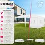 Voir la diapositive 2 : tectake Barnum Tente de réception Chapiteau 9 x 3 m blanc