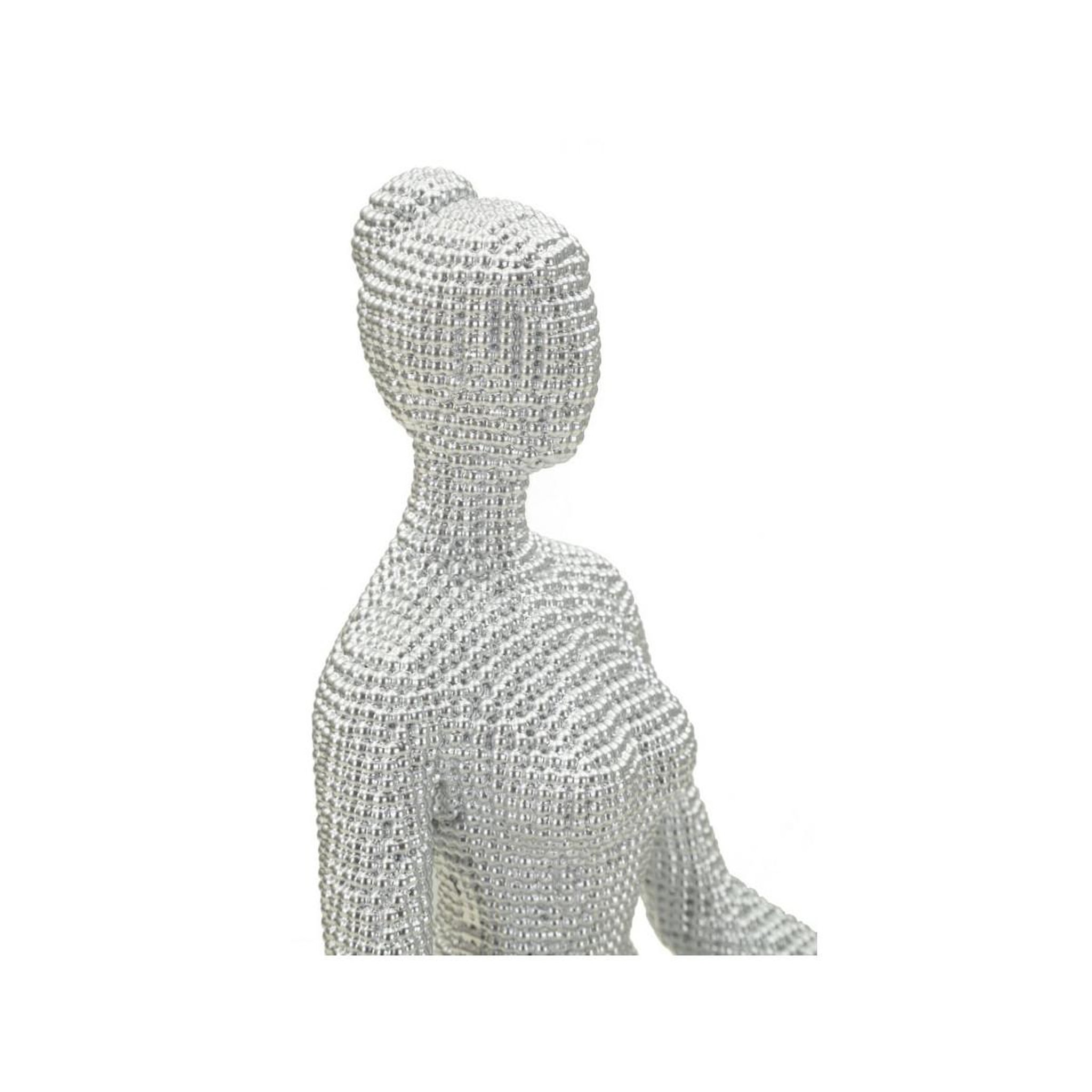 Voir la diapositive 2 : Paris Prix Statuette yoga femme  donnina  23cm argent