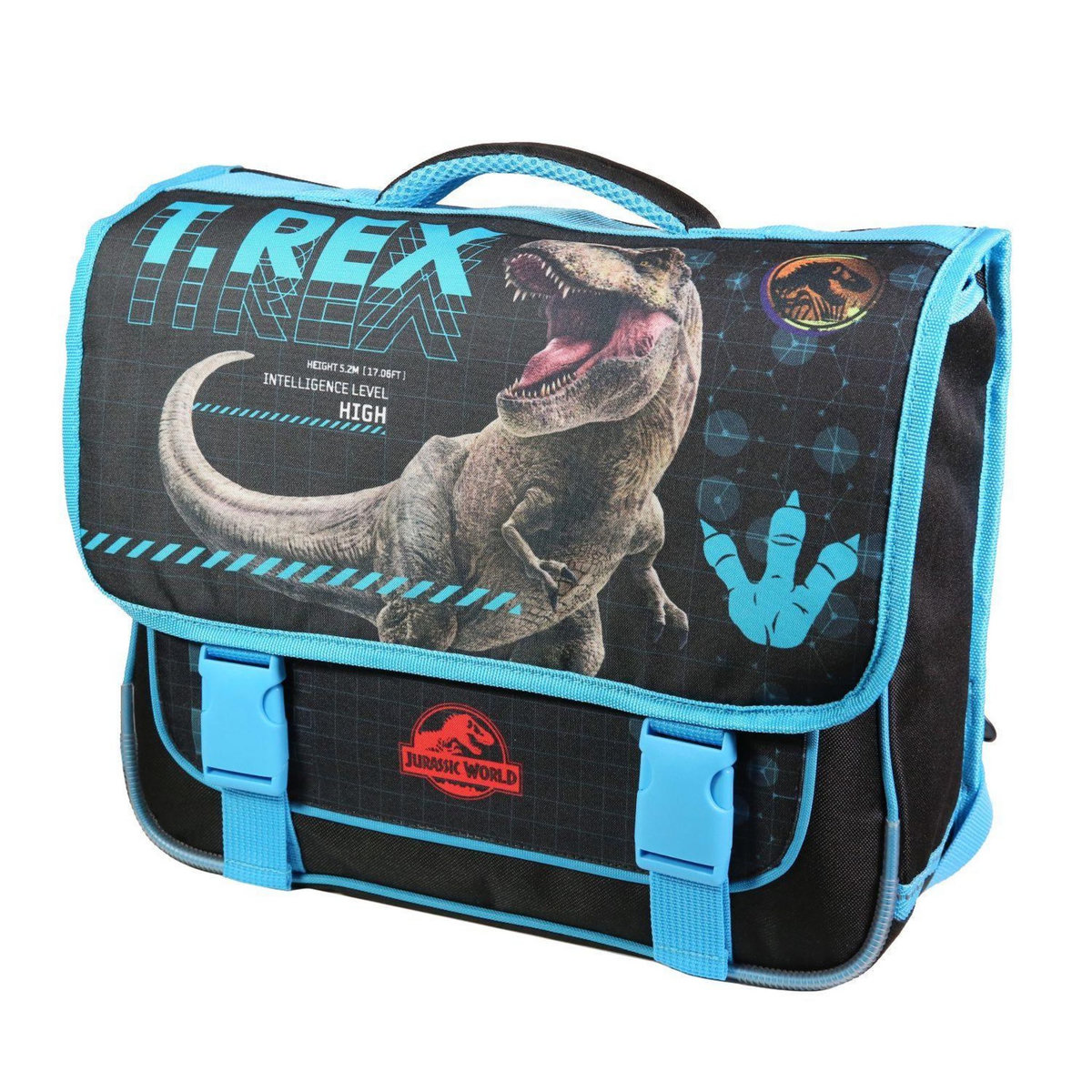 Bagtrotter BAGTROTTER Cartable 38 cm Jurassic World Noir T-Rex