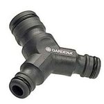 Gardena Dérivation-réducteur en Y d'arrosage grand débit 13-19 mm