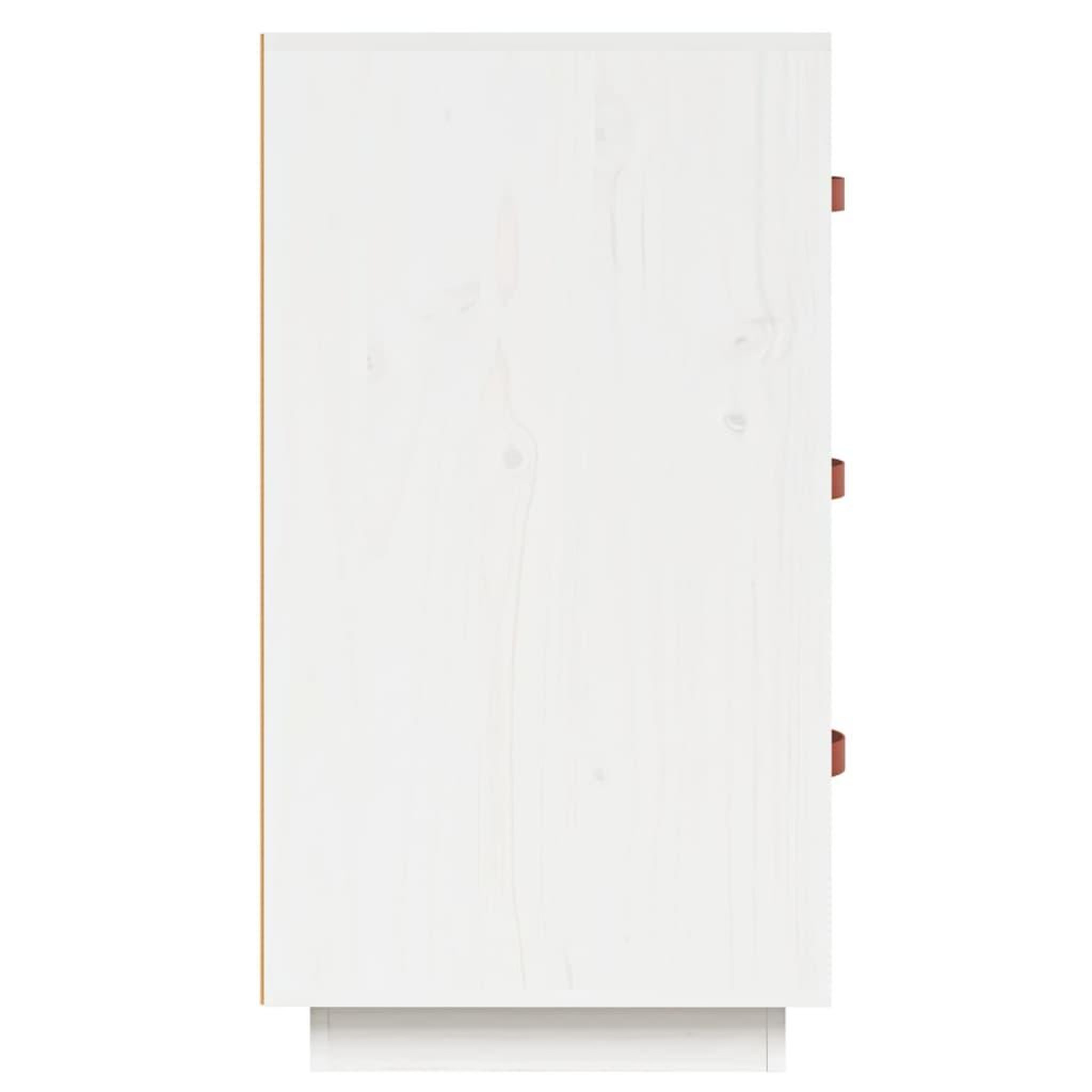 Voir la diapositive 5 : VIDAXL Buffet Blanc 80x40x75 cm Bois massif de pin