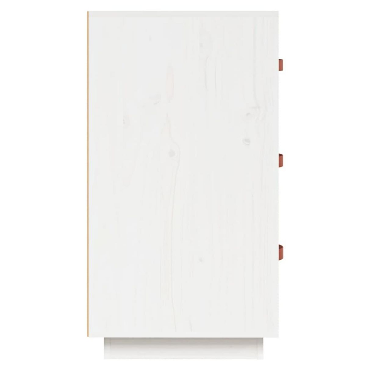VIDAXL Buffet Blanc 80x40x75 cm Bois massif de pin