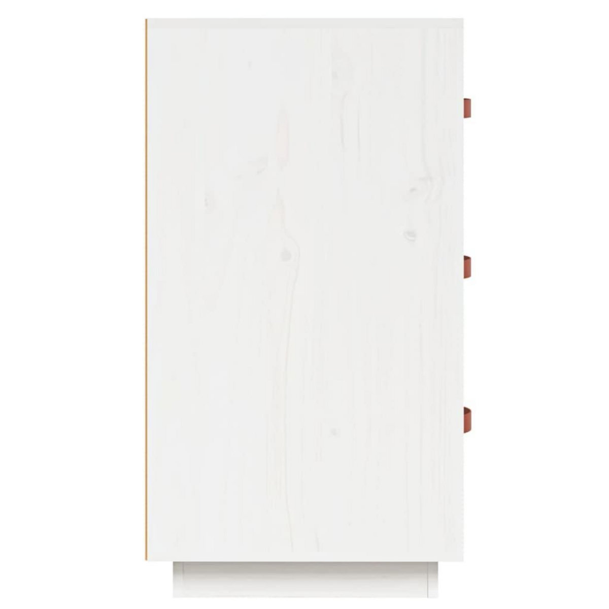 VIDAXL Buffet Blanc 80x40x75 cm Bois massif de pin
