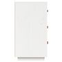 Voir la diapositive 5 : VIDAXL Buffet Blanc 80x40x75 cm Bois massif de pin